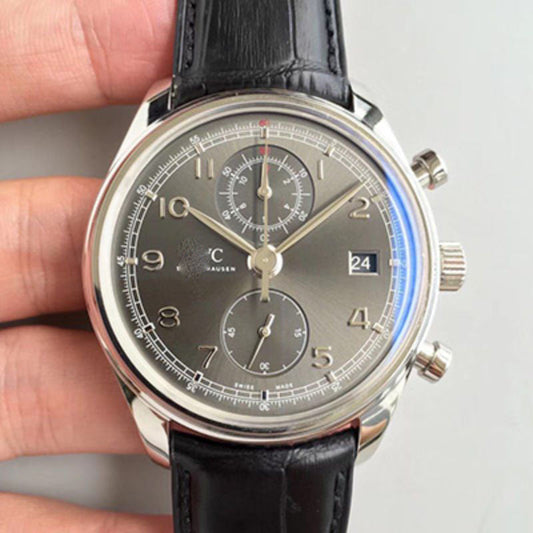 PORTUGIESER CHRONOGRAPH CLASSIC IW390404 ZF FACTORY ANTHRACITE DIAL