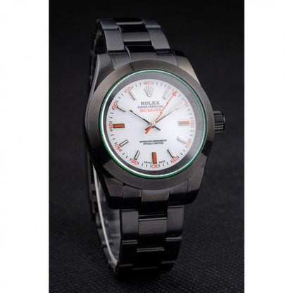 Rolex Milgauss Pro-Hunter Tinted Green Saphire White Dial PR116610 Men Watch 40MM