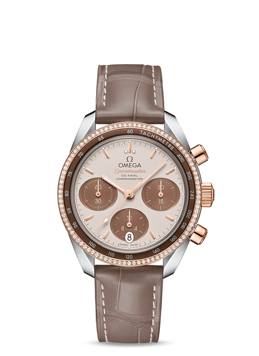 Speedmaster Steel Sedna Gold Chronograph Watch 324.28.38.50.02.002